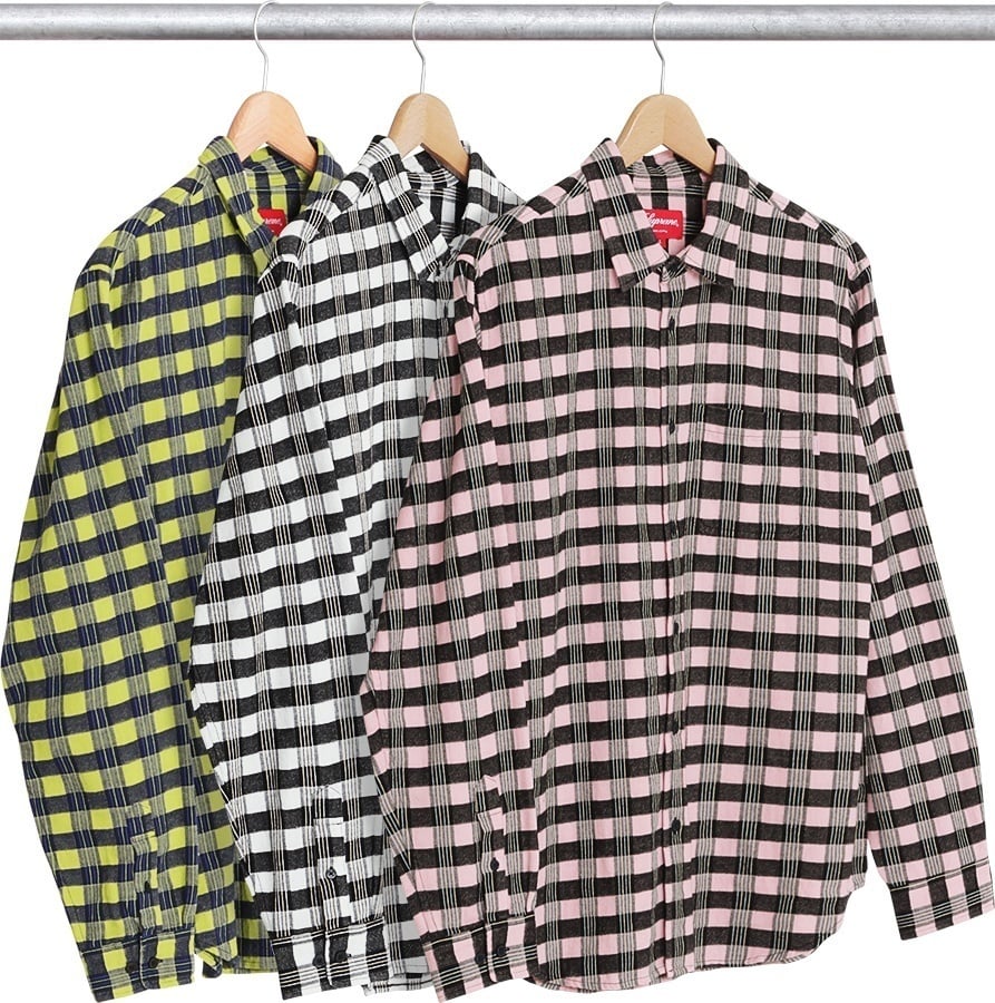 Checker Plaid Flannel Shirt